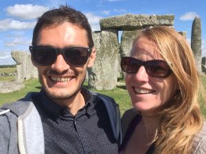 Us at Stonehenge